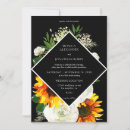 Buscar amarillo blanco negro boda invitaciones Moderno