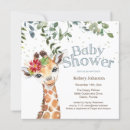 Buscar safari invitaciones baby shower Chica