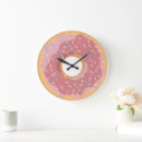 Buscar donut relojes de pared Adorable