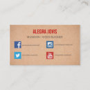 Buscar usted es tarjetas de visita Artista
