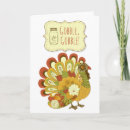Buscar pavo divertido tarjetas Otoño