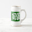 Buscar irlandesa cerveza vasos Shamrock