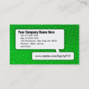 Buscar piense tarjetas de visita Verde