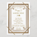 Buscar fiesta gatsby invitaciones Oro