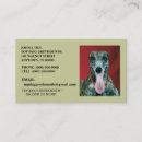 Buscar galgo tarjetas de visita Negocio