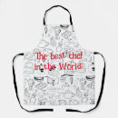 Buscar bebida largo delantales Cocinero