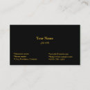 Buscar letras negras tarjetas de visita Negro