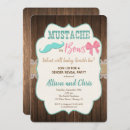 Buscar mustache invitaciones Ducha