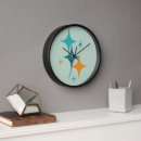 Buscar años 50 relojes de pared Estallido estelar