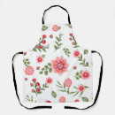 Buscar diseño femenino elegante delantales Patrón floral