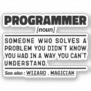 Buscar programador pegatinas Desarrollo