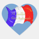 Buscar bandera francesa pegatinas Corazón