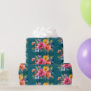 Buscar floral papel de regalo Envoltura de elegante