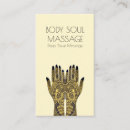 Buscar henna tarjetas de visita Terapia de masaje