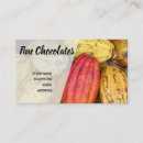 Buscar vaina tarjetas de visita Cacao