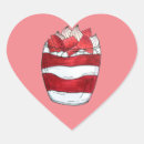 Buscar postre corazon pegatinas Alimento
