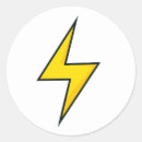 Buscar trueno y relámpago pegatinas Perno