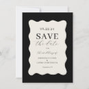 Buscar crema negra invitaciones Simple