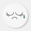 Buscar cara triste imanes Azul