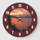 Buscar sunset relojes de pared Lago