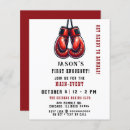 Buscar boxeo invitaciones Guantes de boxeo