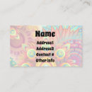 Buscar los años 60 tarjetas de visita Flores