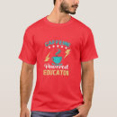 Buscar educadora camisetas Negro