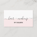 Buscar pelo y maquillaje tarjetas de visita Clientes