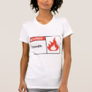 Buscar inflamable camisetas Peligro