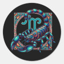 Buscar escorpión azul pegatinas Astrología