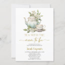 Buscar tiempo del té invitaciones Futura madre