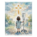 Buscar niño enfermo posters Acuarela