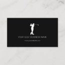 Buscar golfista tarjetas de visita Minimalista