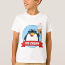 Buscar comida del pingüino camisetas Divertido