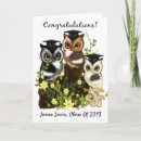 Buscar búho de tarjetas de graduacion Sabio