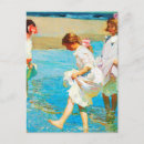 Buscar niños en la playa postales Impresionismo
