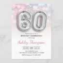 Buscar globos rosados invitaciones Para ella