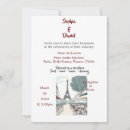 Buscar parís boda invitaciones Torre de eiffel