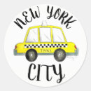 Buscar taxi de nueva york pegatinas Amarillo