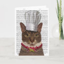 Buscar chef tarjetas Gatos divertidos