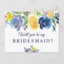 Buscar bridesmaids invitaciones Floral