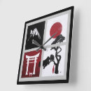 Buscar pintura japonesa relojes de pared General y unisex