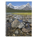 Buscar montañas rocosas cuadernos Lago