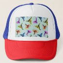 Buscar fondo azul gorras Patrón