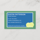 Buscar instructor del tenis tarjetas de visita Deportes