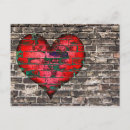 Buscar de corazones postales Pared