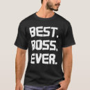 Buscar el mejor jefe camisetas Humor