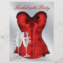 Buscar corsé invitaciones Rojo