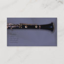 Buscar clarinete tarjetas de visita Harlow