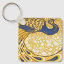 Buscar nouveau del arte llaveros Pavo real